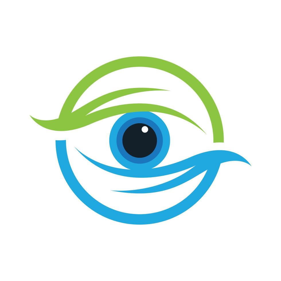 Eye Care vector logo design