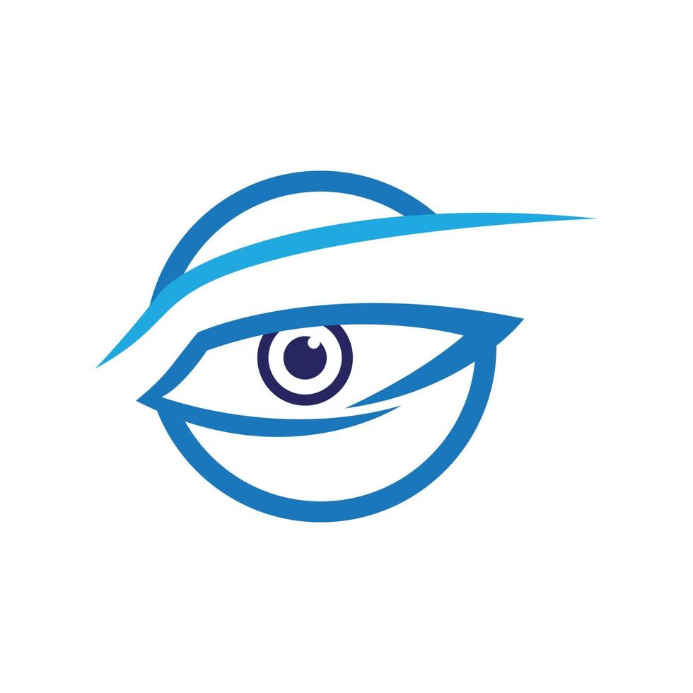 Eye Care vector logo design
