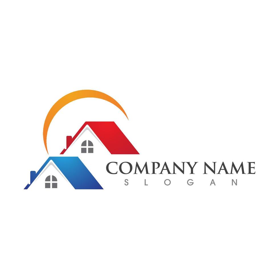 Property and Construction Logo design vector