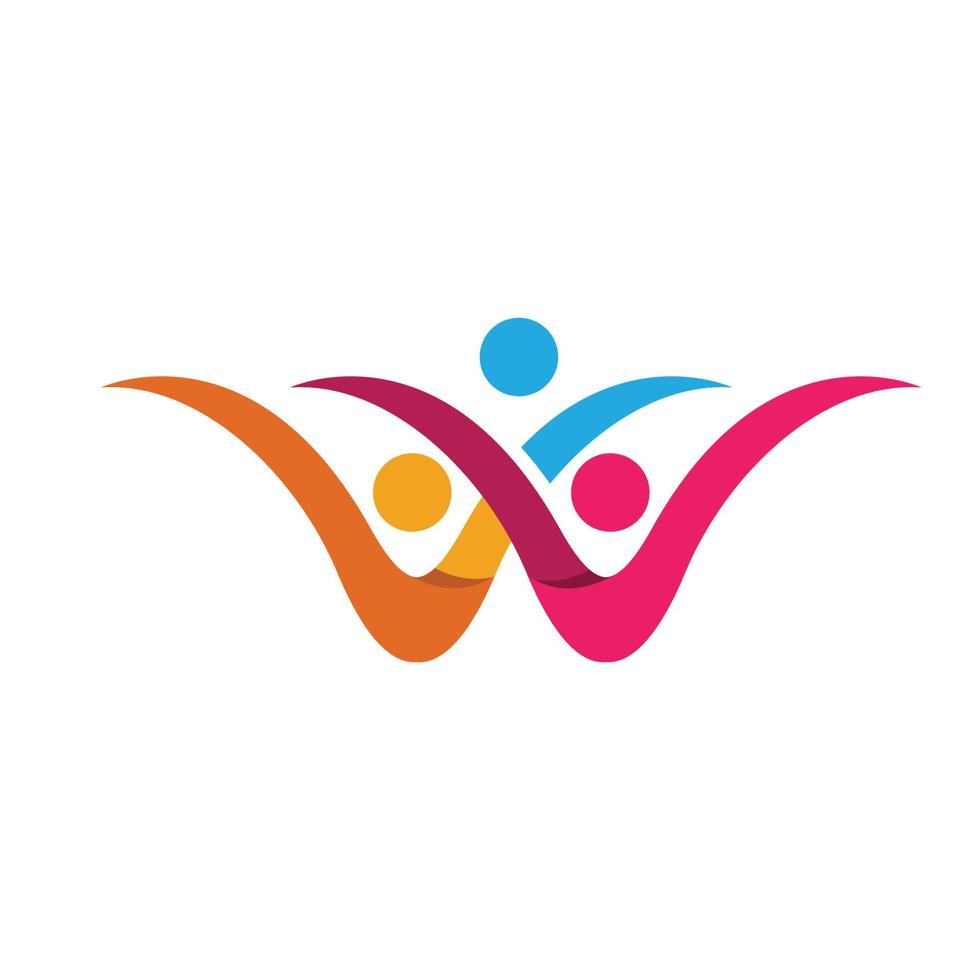 Community, network and social icon vector
