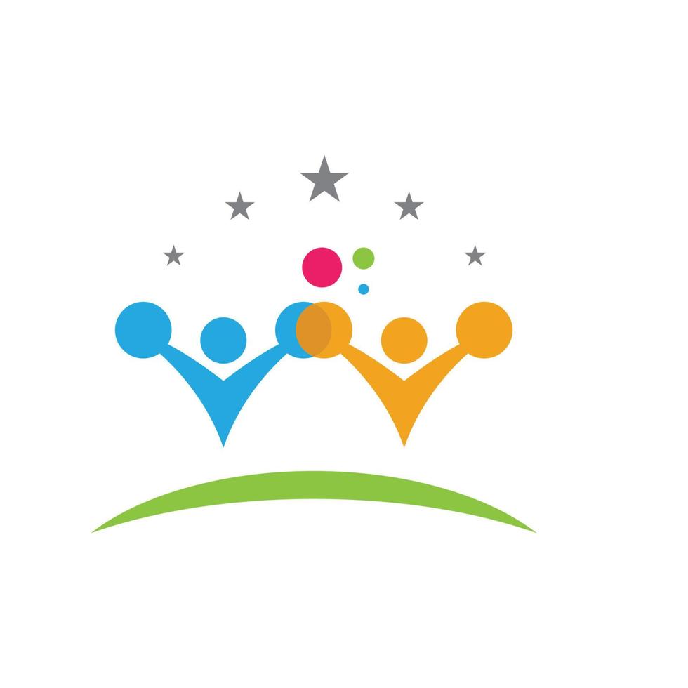 Community, network and social icon vector