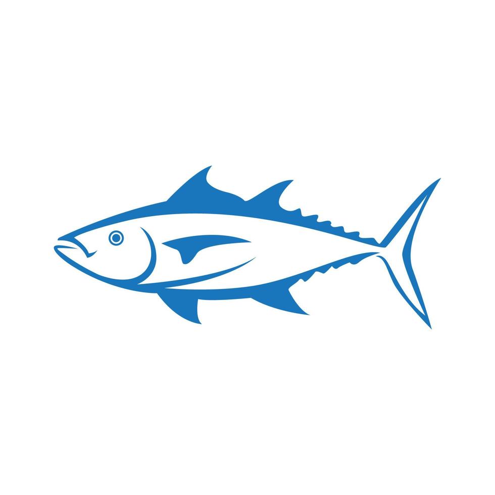 Fish logo template vector