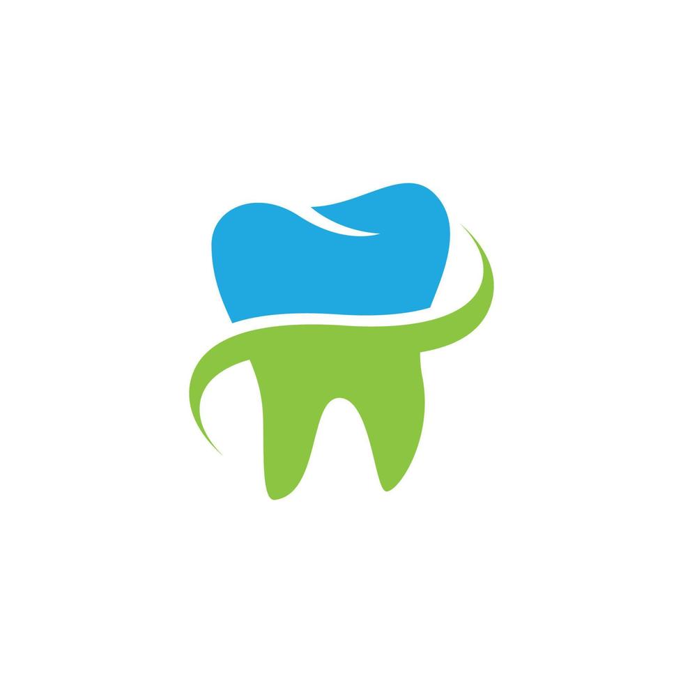 Ilustración de vector de plantilla de logotipo dental