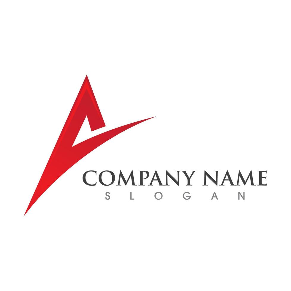 A Letter Logo Template vector