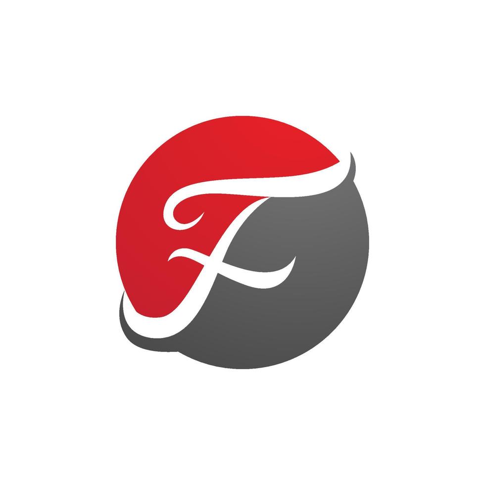 F Letter vector icon