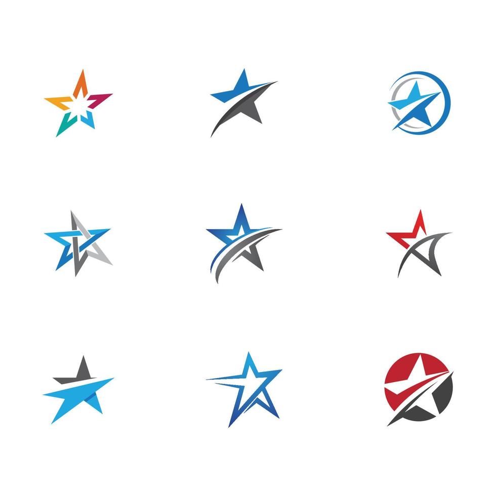 Star icon Template vector