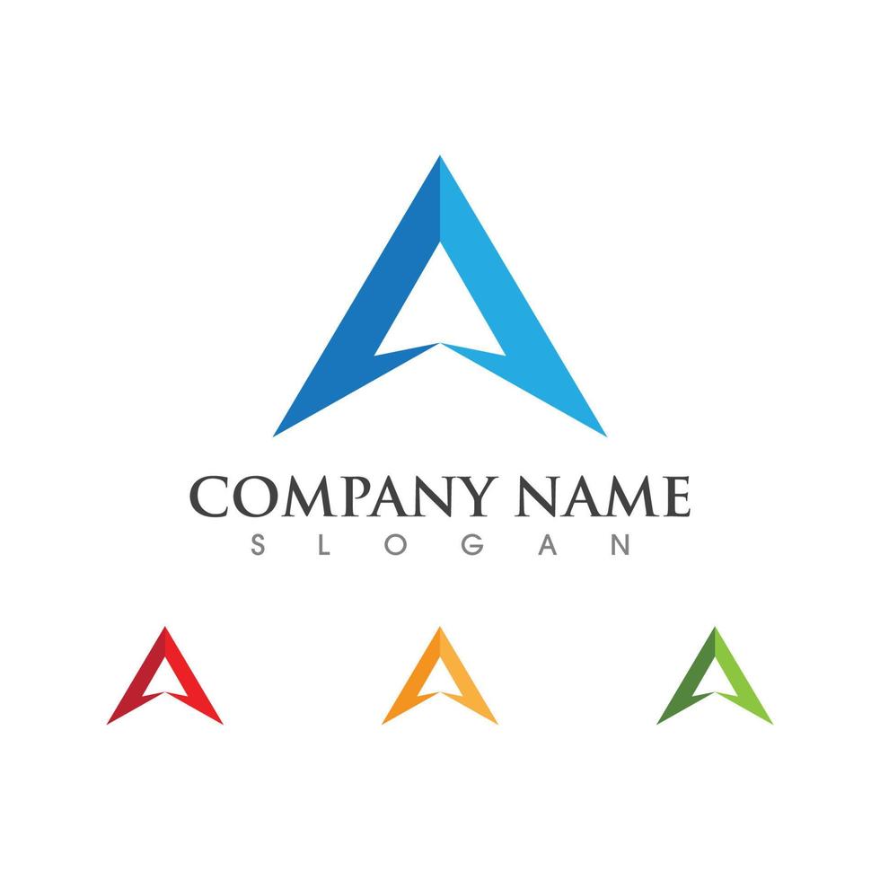 A Letter Logo Template vector