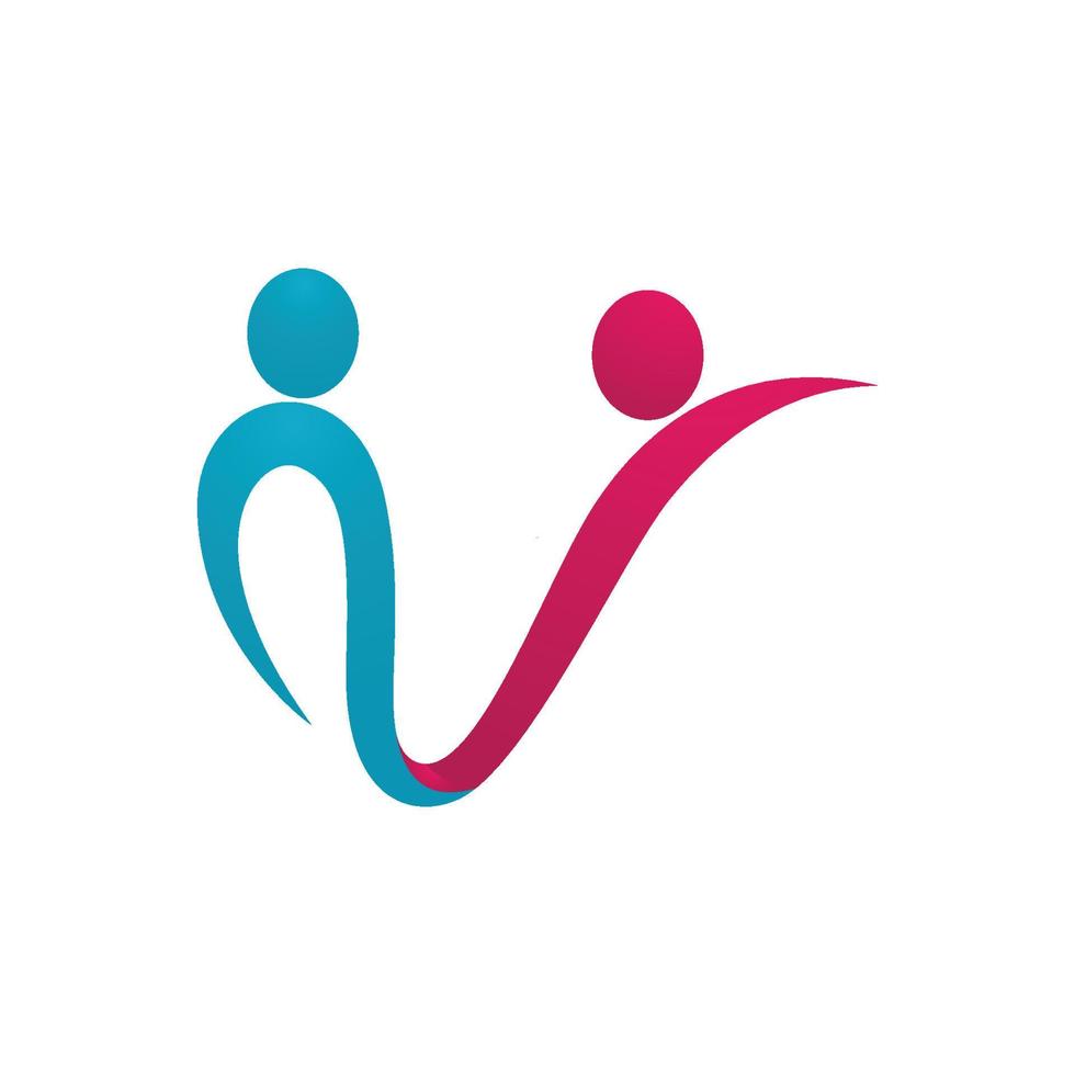 Community, network and social icon vector