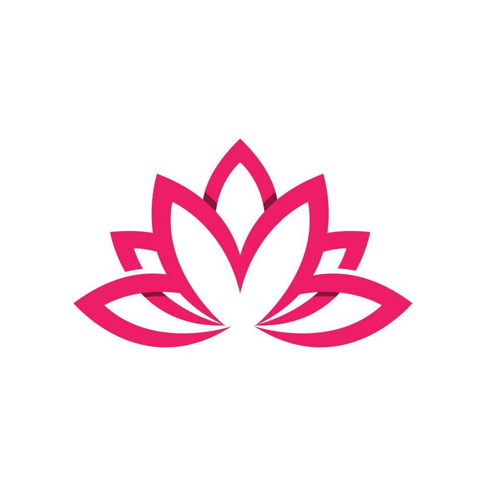 Beauty Vector lotus icon