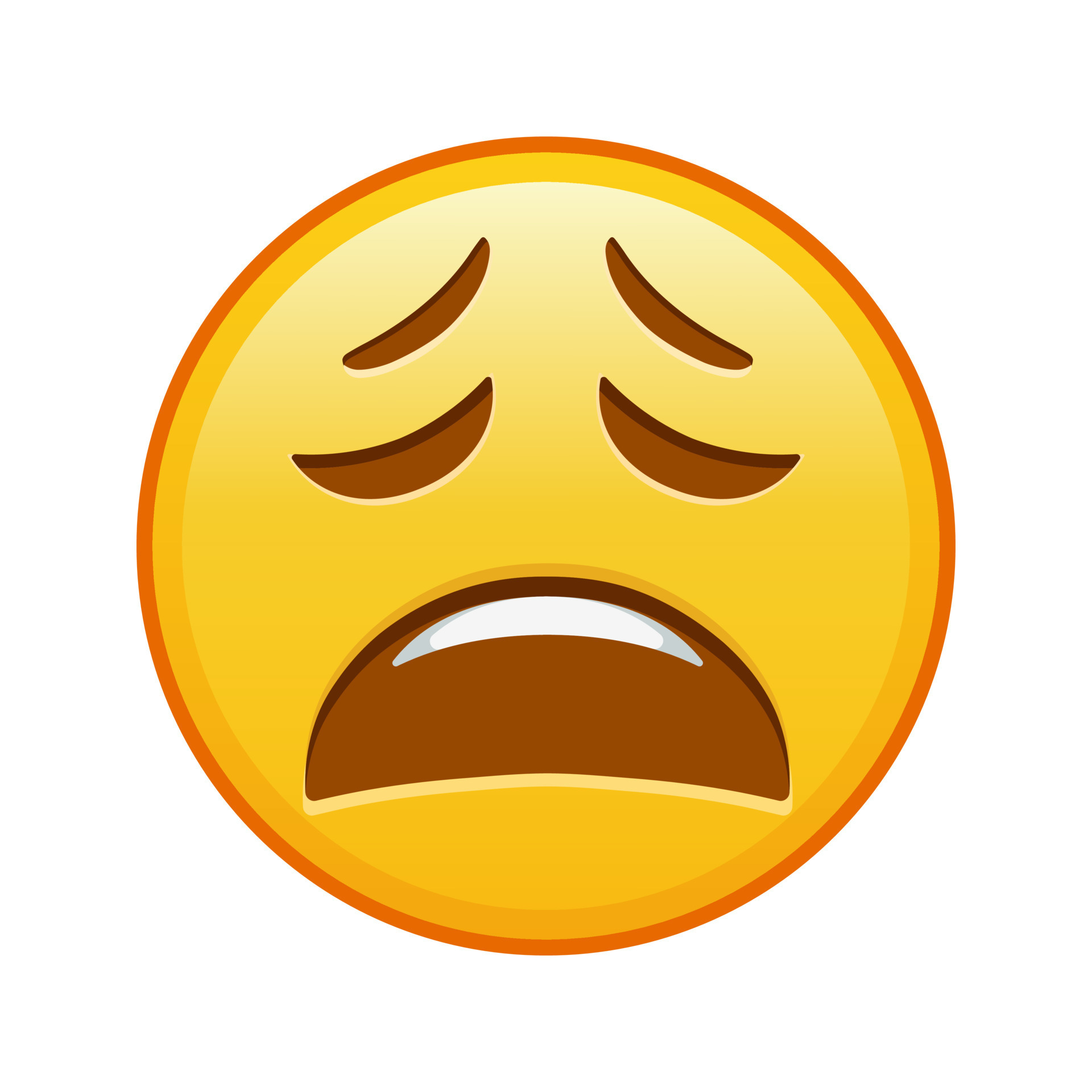 Tired Face Emoji (U+1F62B)