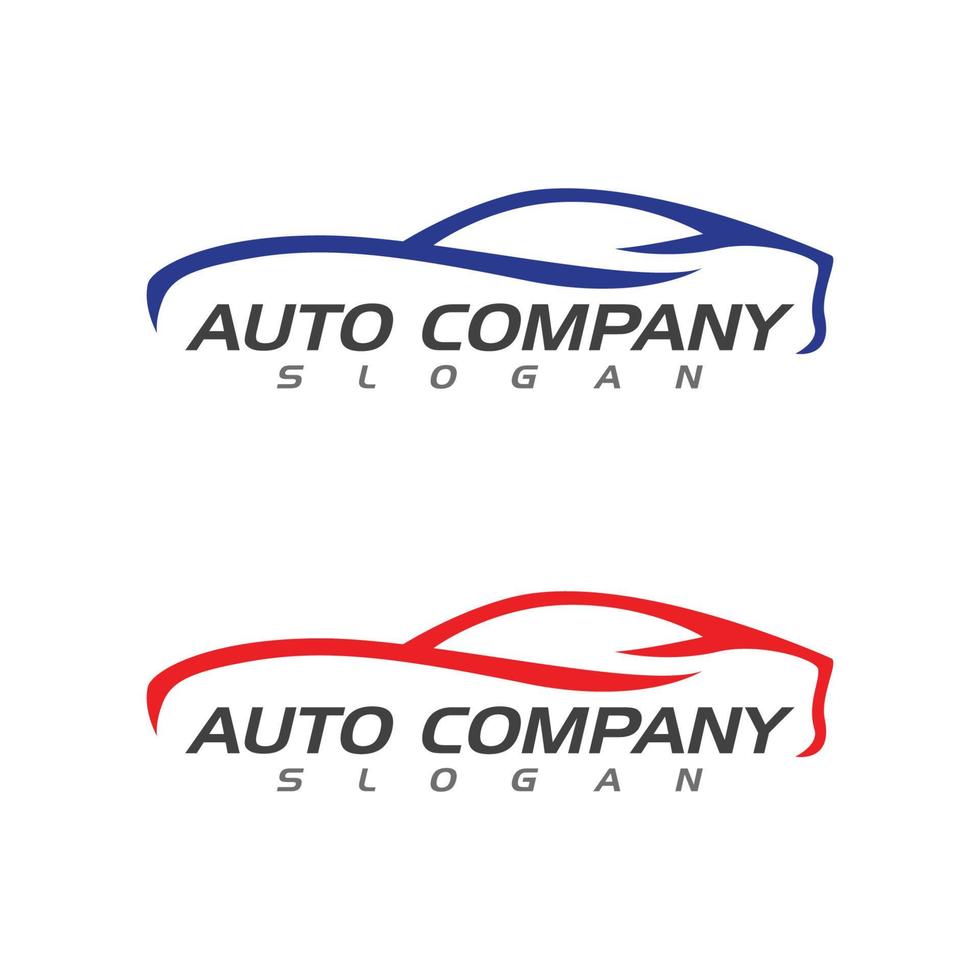 vector de plantilla de logotipo de auto auto