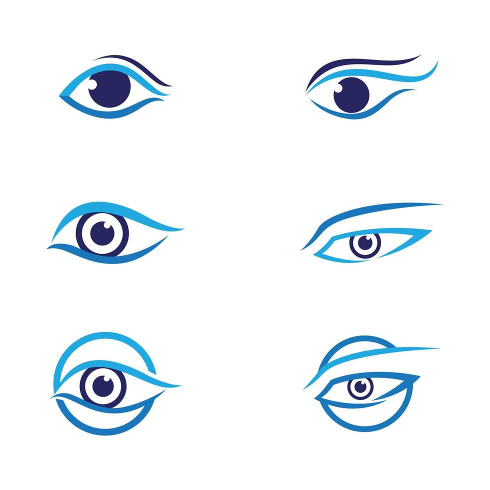 Eye Care vector logo design