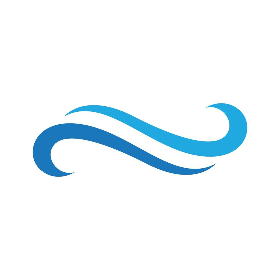 Water wave icon vector