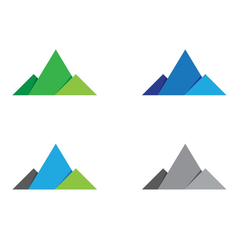 Mountain icon Logo vector