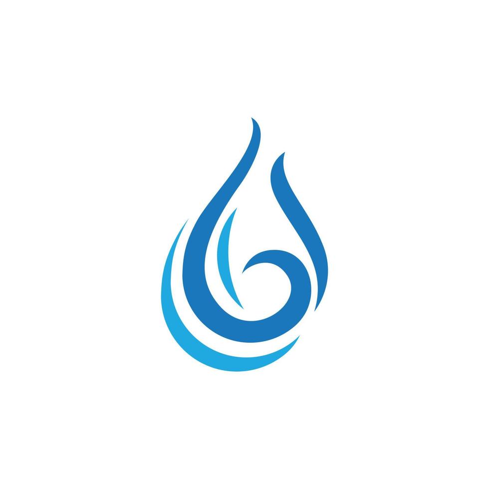 water drop Logo Template vector