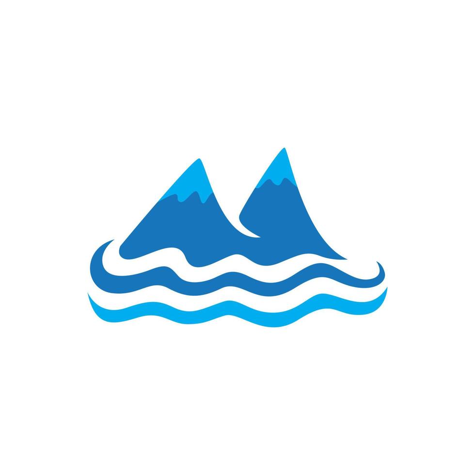 Mountain icon Logo vector
