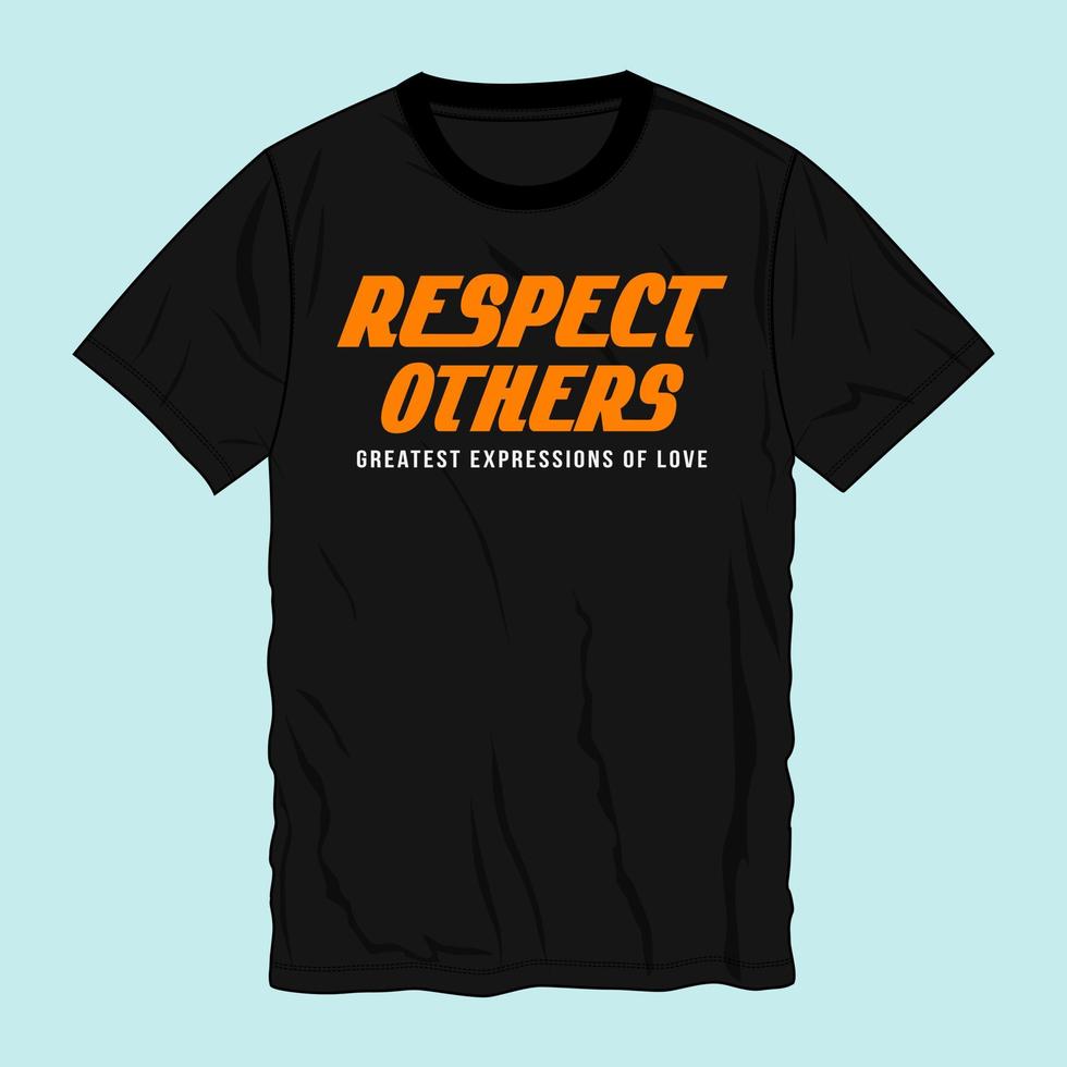 Typography t-shirt Chest print design Ready to print. vector