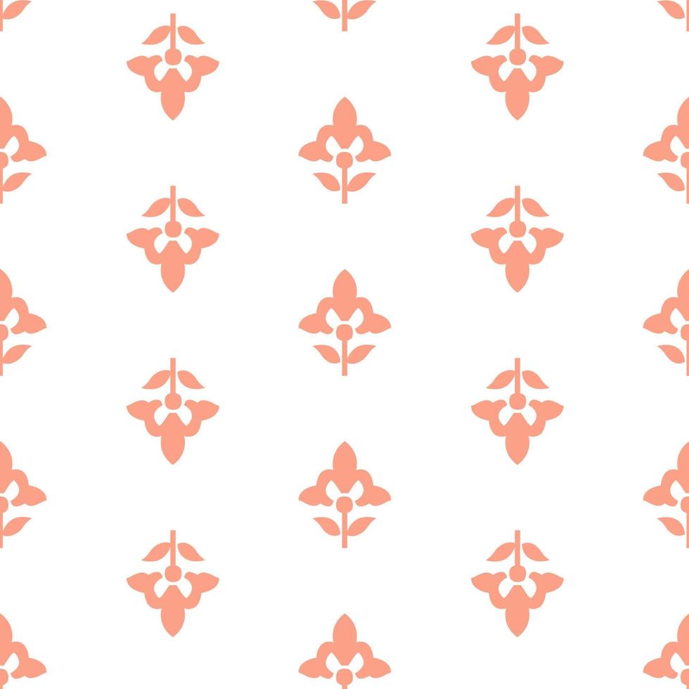 patrón de ilustración de vector transparente floral. diseño para usar como telón de fondo en todo el papel de envoltura de impresión de tela textil y otros.