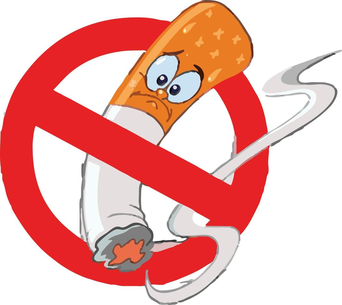 No smoking icon vector