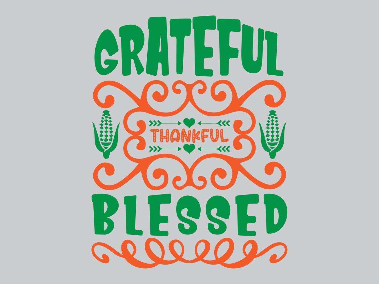 Thanksgiving T shirt Design File vector