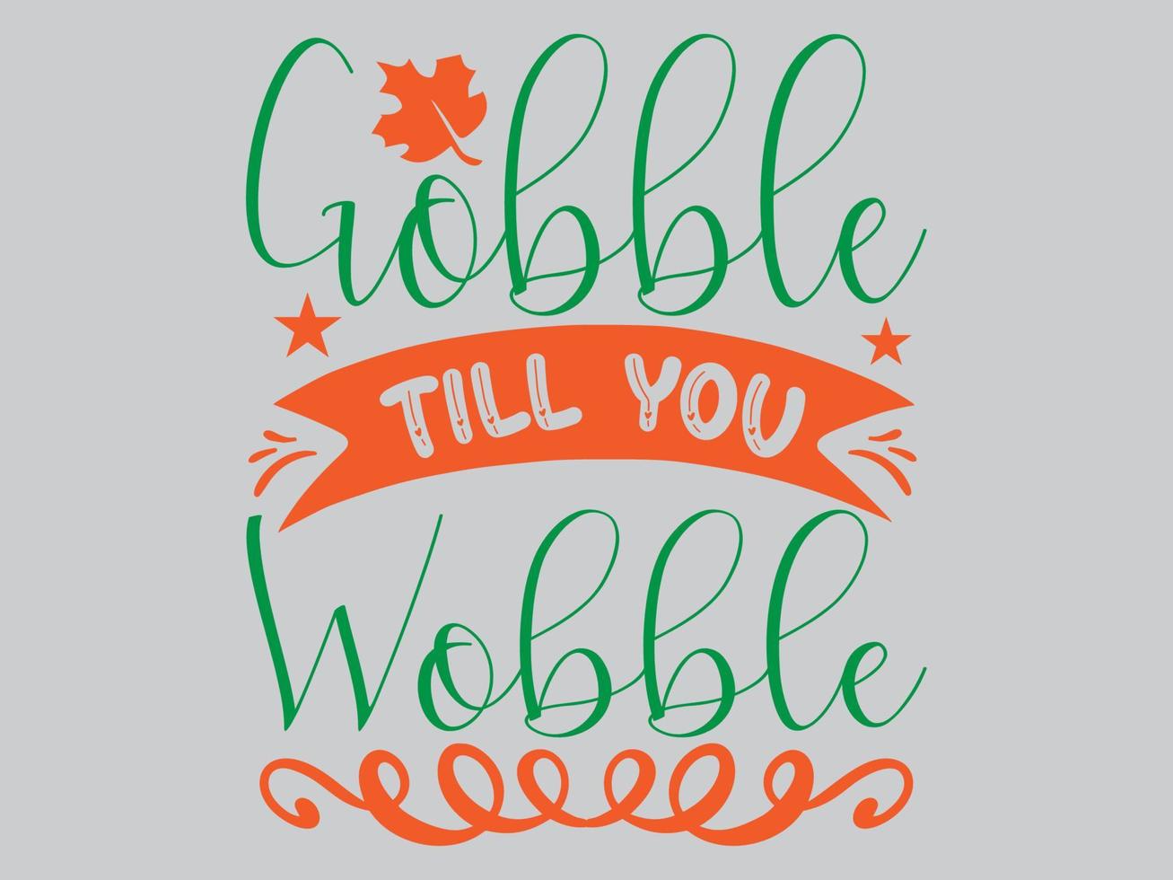 Thanksgiving T shirt Design File vector