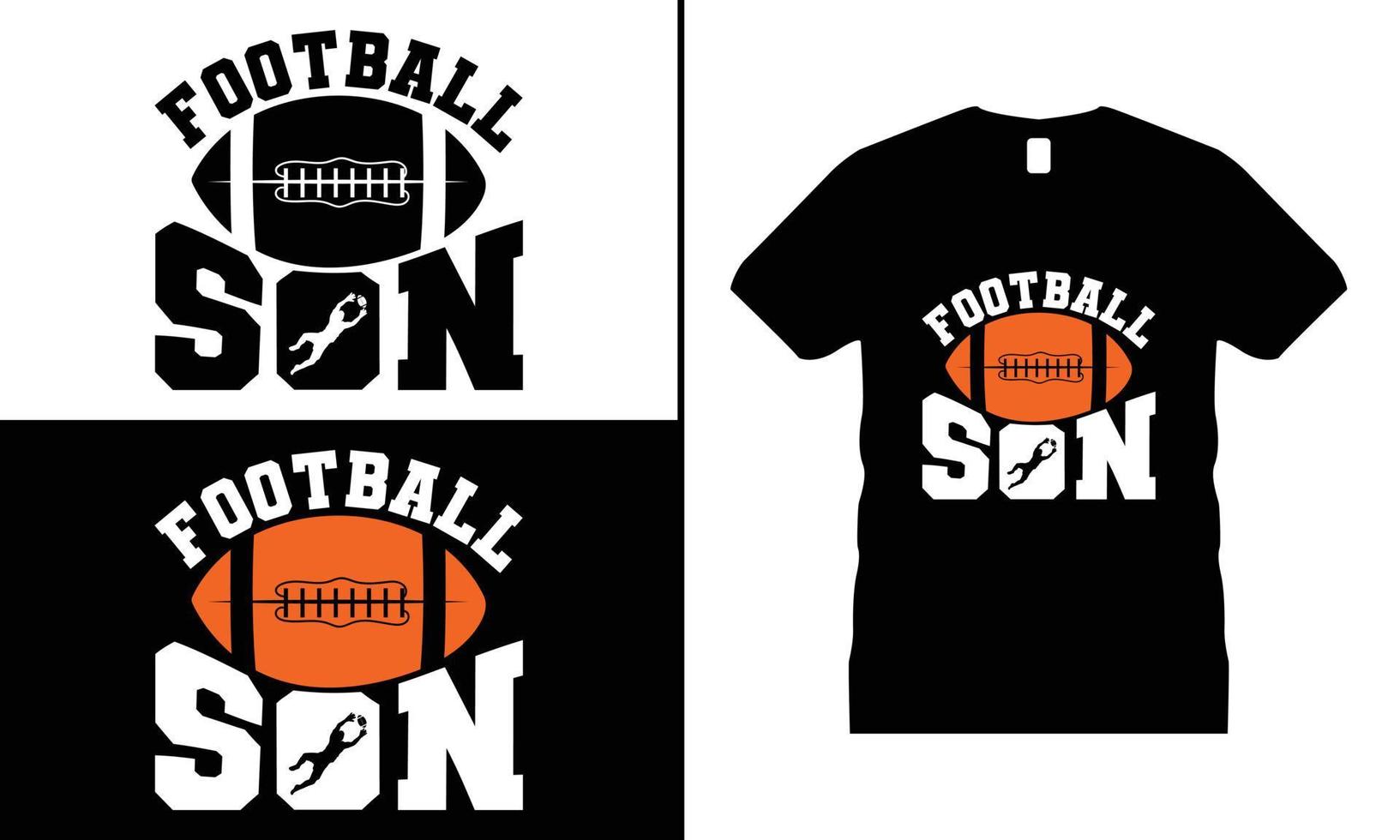 American Football Sports Motivational T-shirt Design vector. Use for T-Shirt, mugs, stickers, etc. vector
