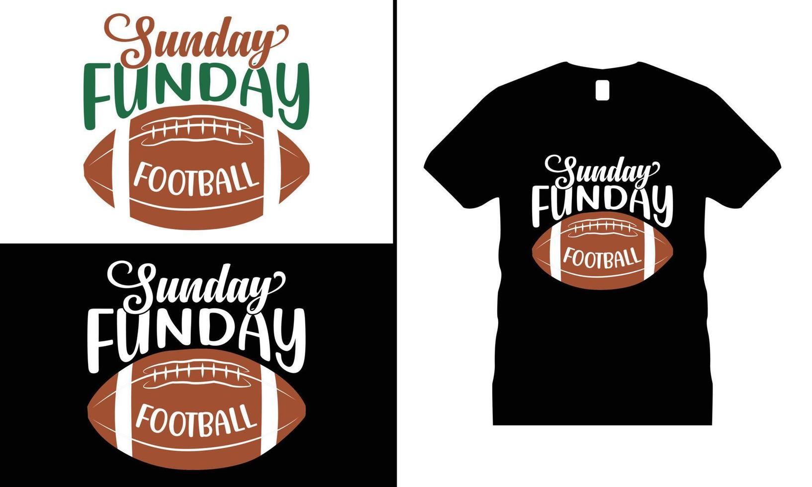 Football Sports Motivational T-shirt Design vector. Use for T-Shirt, mugs, stickers, etc. vector