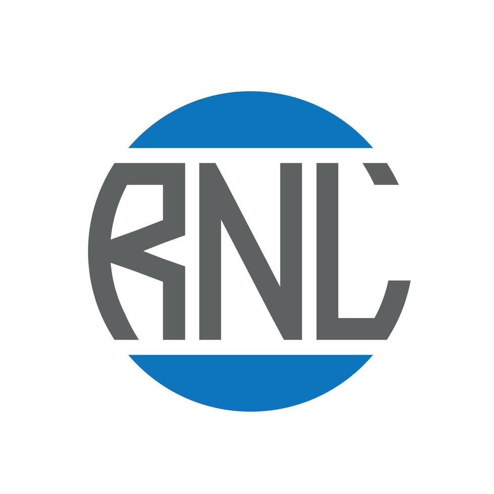 RNL letter logo design on white background. RNL creative initials ...