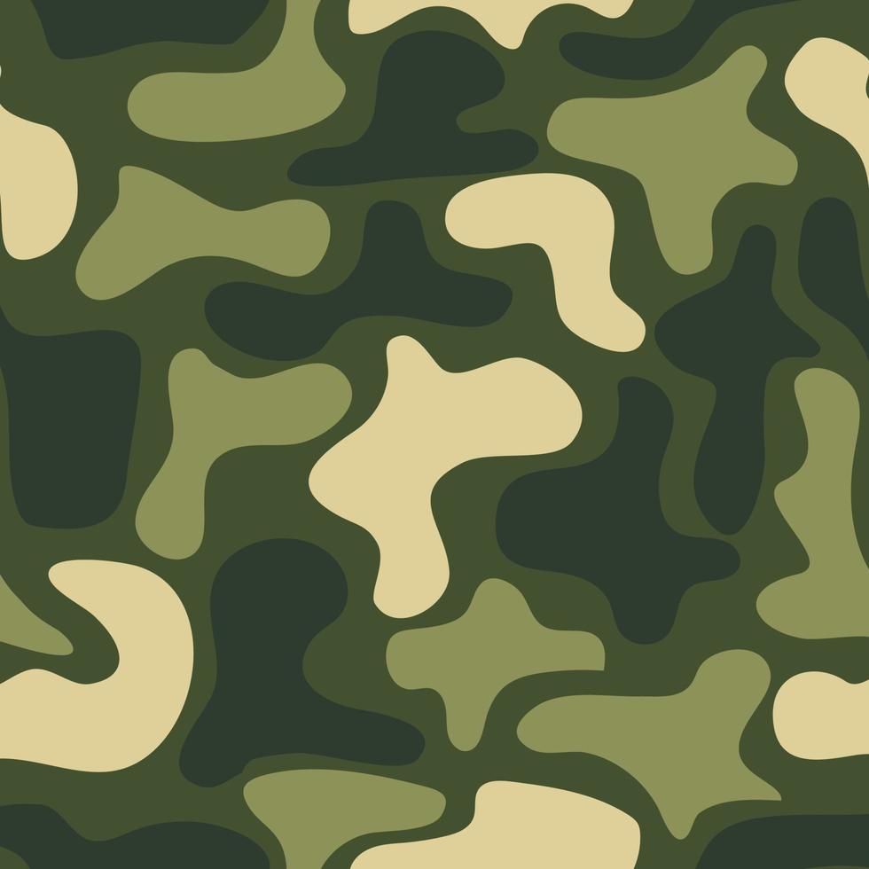 patrón militar sin fisuras. ilustración vectorial vector