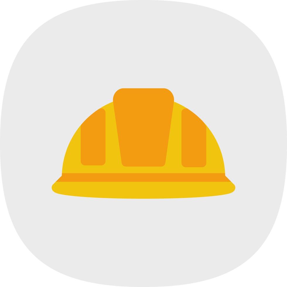 Helmet Glyph Icon vector