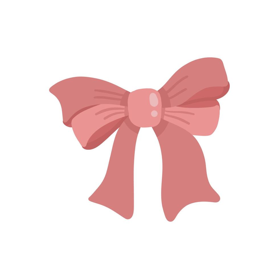 Vintage bow. Vector illustration. Freehand drawing for your design