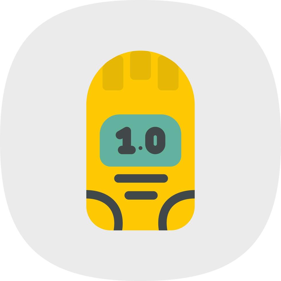 Dosimeter Glyph Icon vector