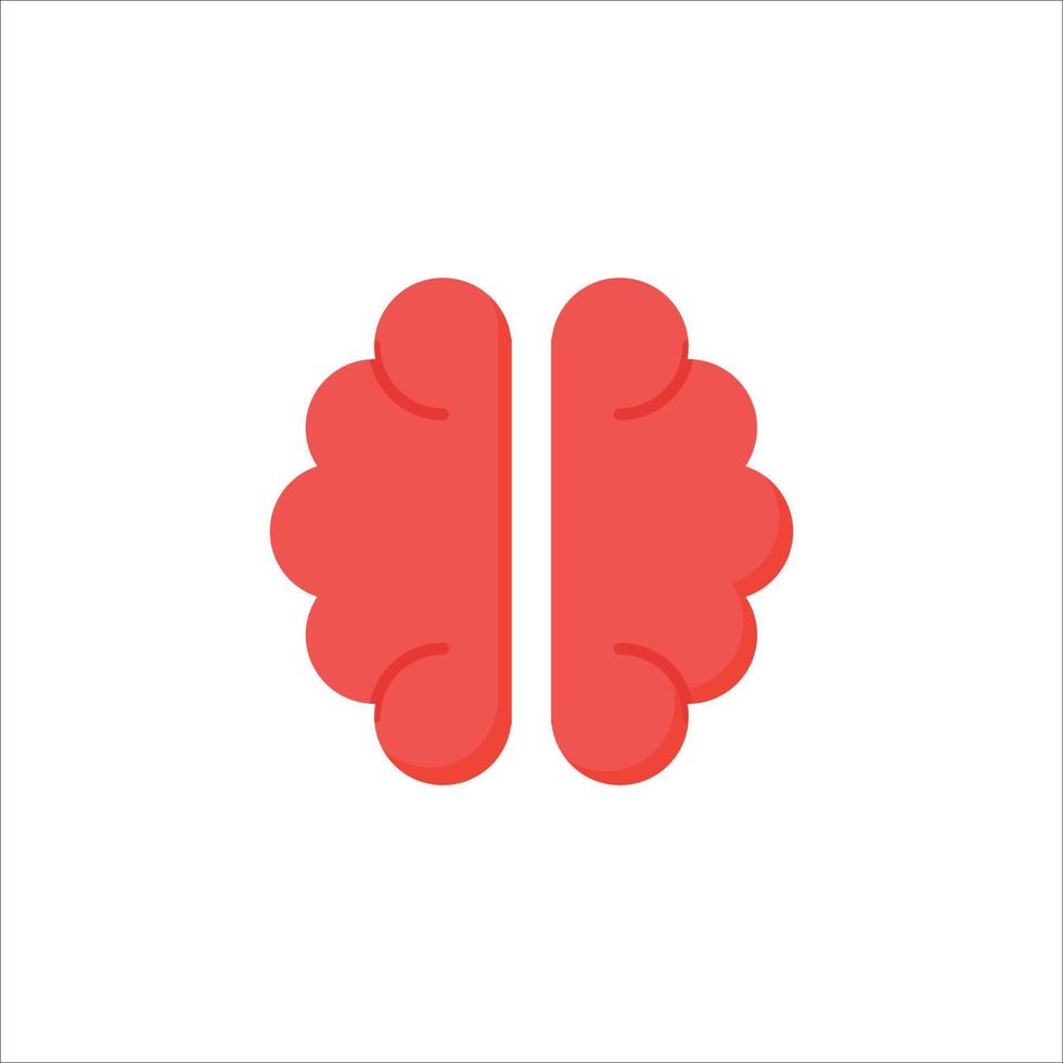 brain icon. flat icon vector