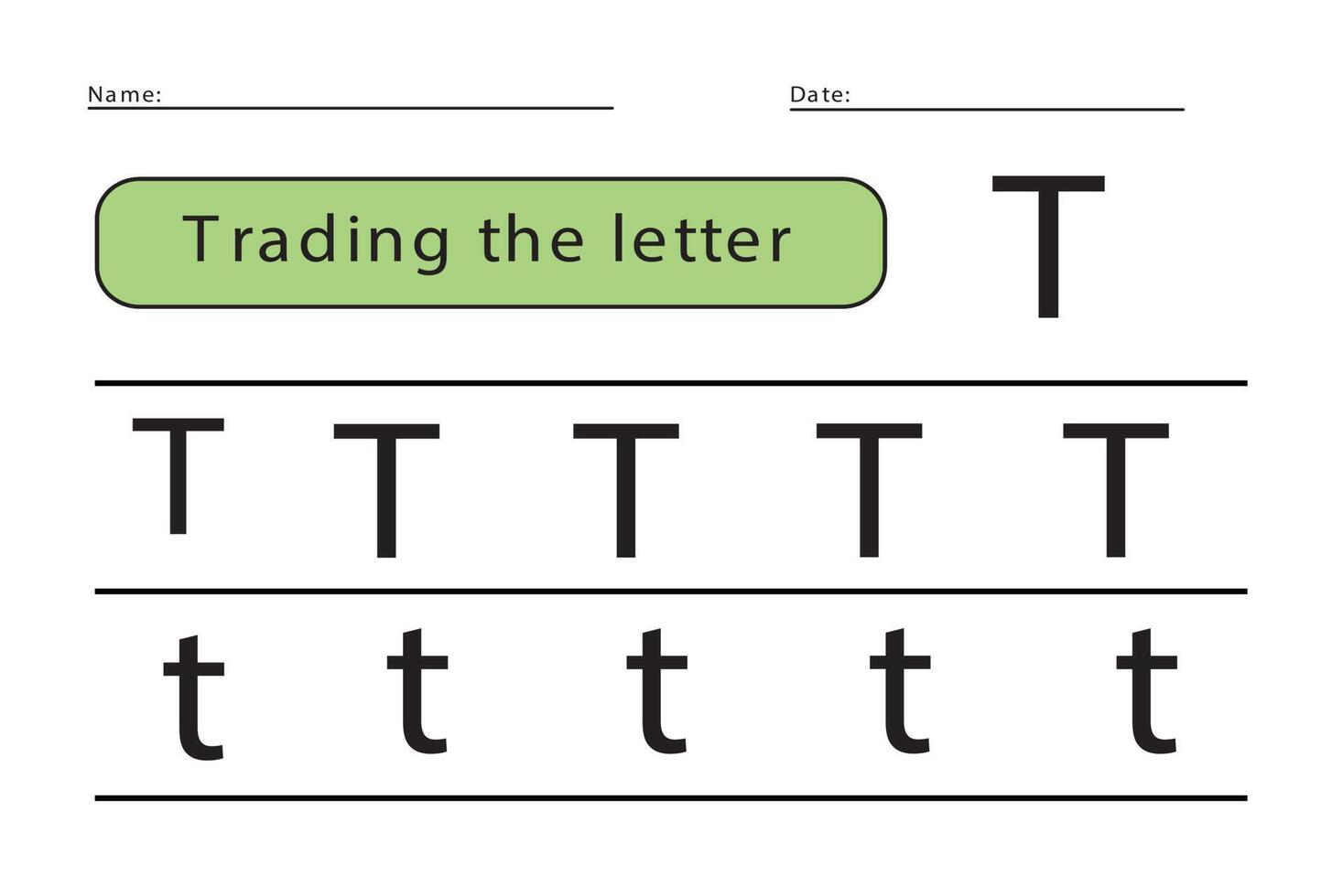 rastrear letras del alfabeto inglés. letra mayúscula y minúscula t. práctica de escritura a mano para niños en edad preescolar. 15581754 Vector en Vecteezy rastrear letras del alfabeto inglés. letra mayúscula y minúscula t. práctica de escritura a mano para niños en edad preescolar. 15581754 Vector en Vecteezy