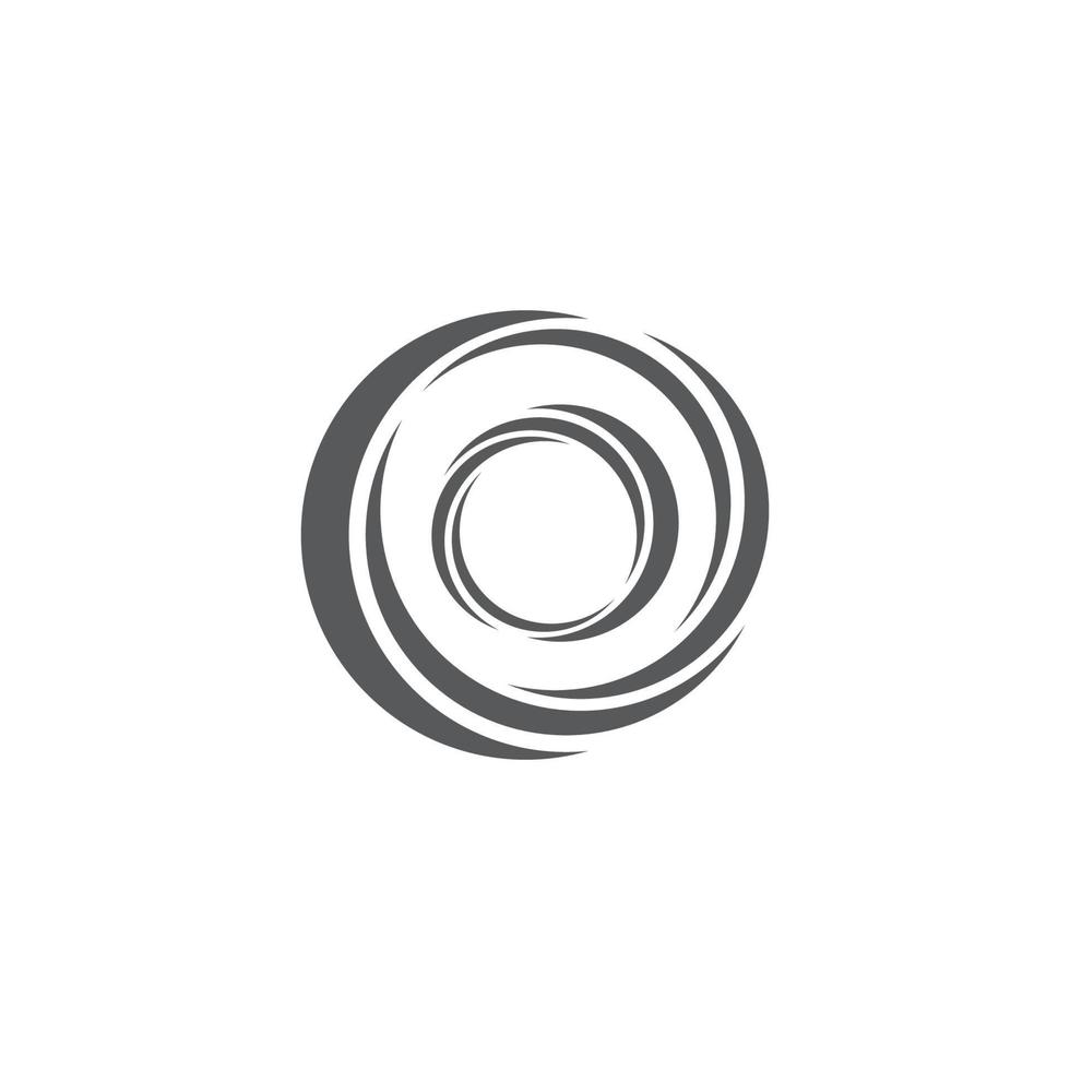 abstract circle logo vector template icon illustration