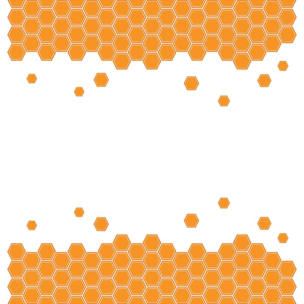 Honey comb logo vector icon concept