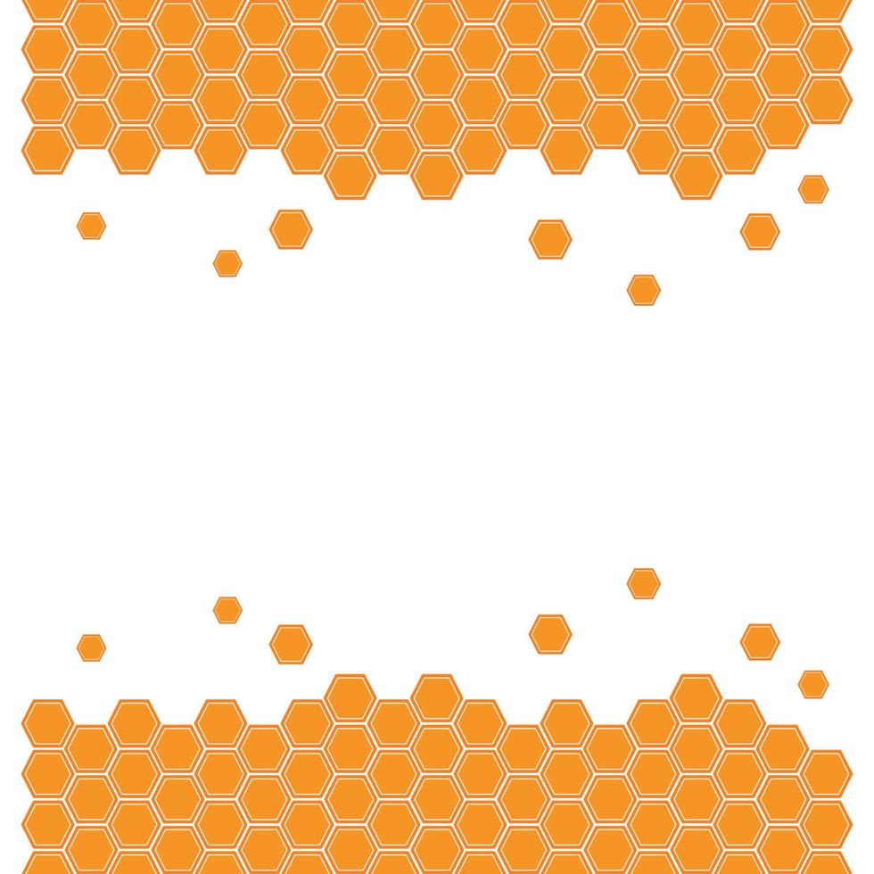 Honey comb logo vector icon concept