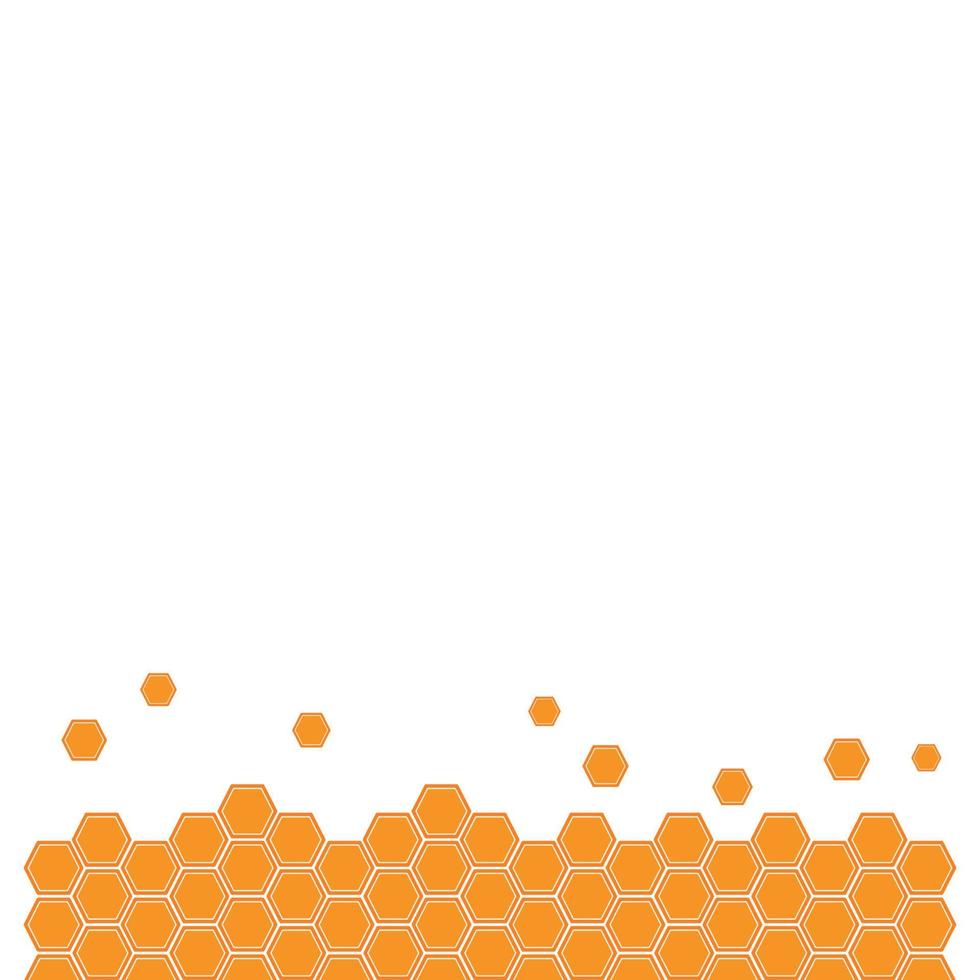 Honey comb logo vector icon concept