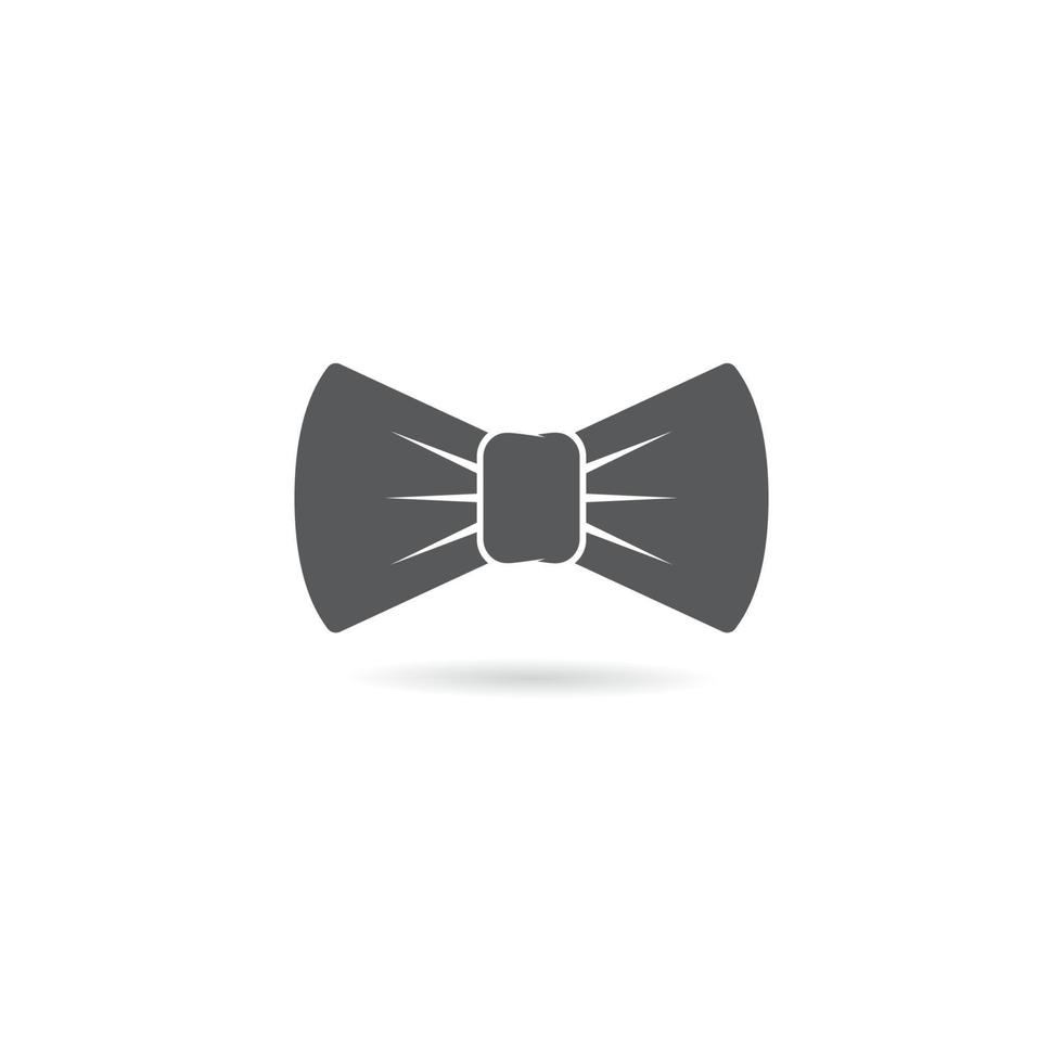 Butterfly tie vector icon illustration