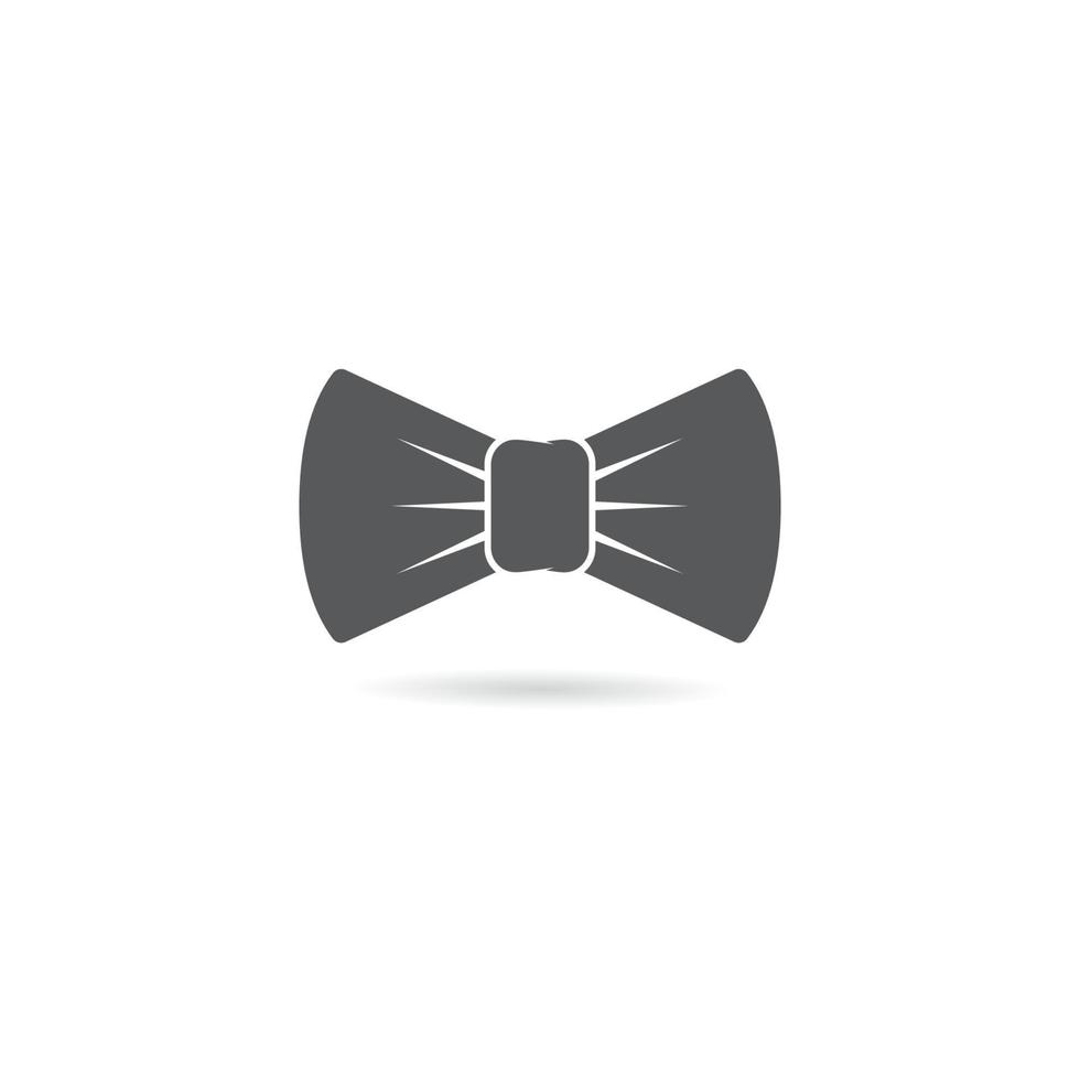 Butterfly tie vector icon illustration