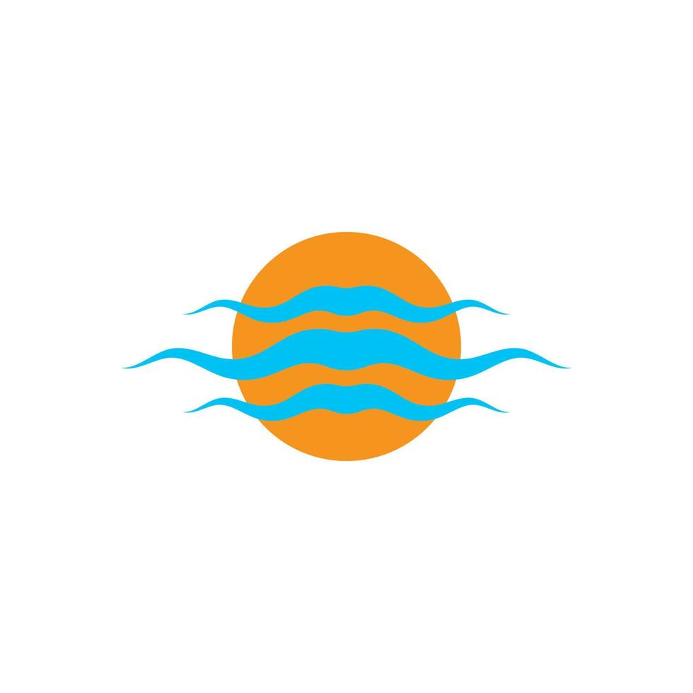 sun Logo Icon Vector illustration