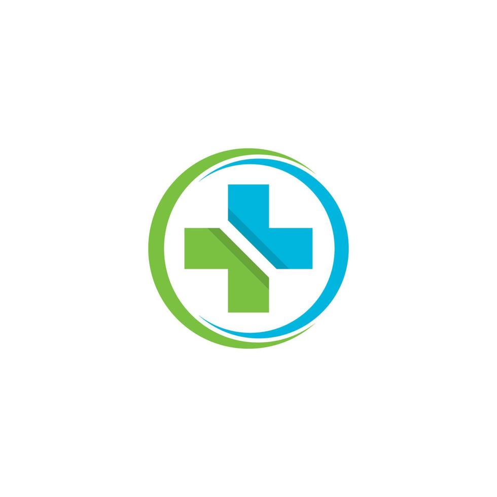 Ilustración de vector de plantilla de logotipo médico de salud