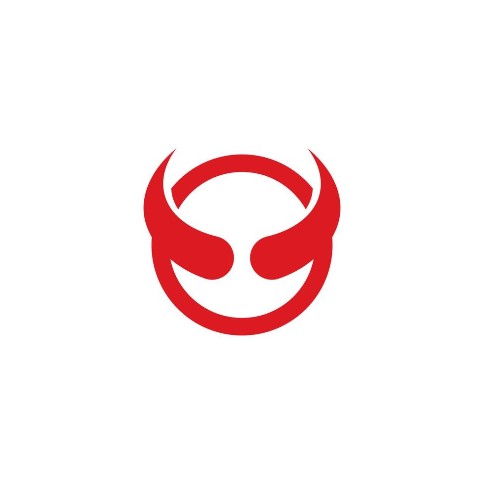 Devil horn logo vector