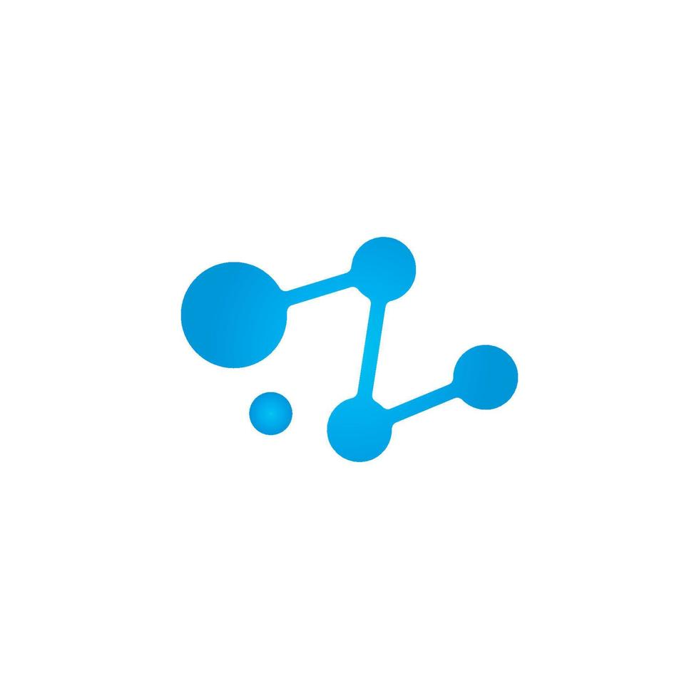 molecule logo vector icon illustration