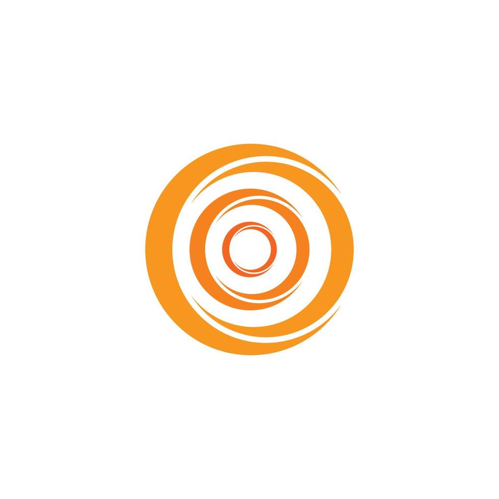 abstract circle logo vector template icon illustration