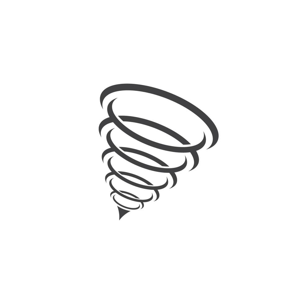 Tornado logo template symbol vector illustration