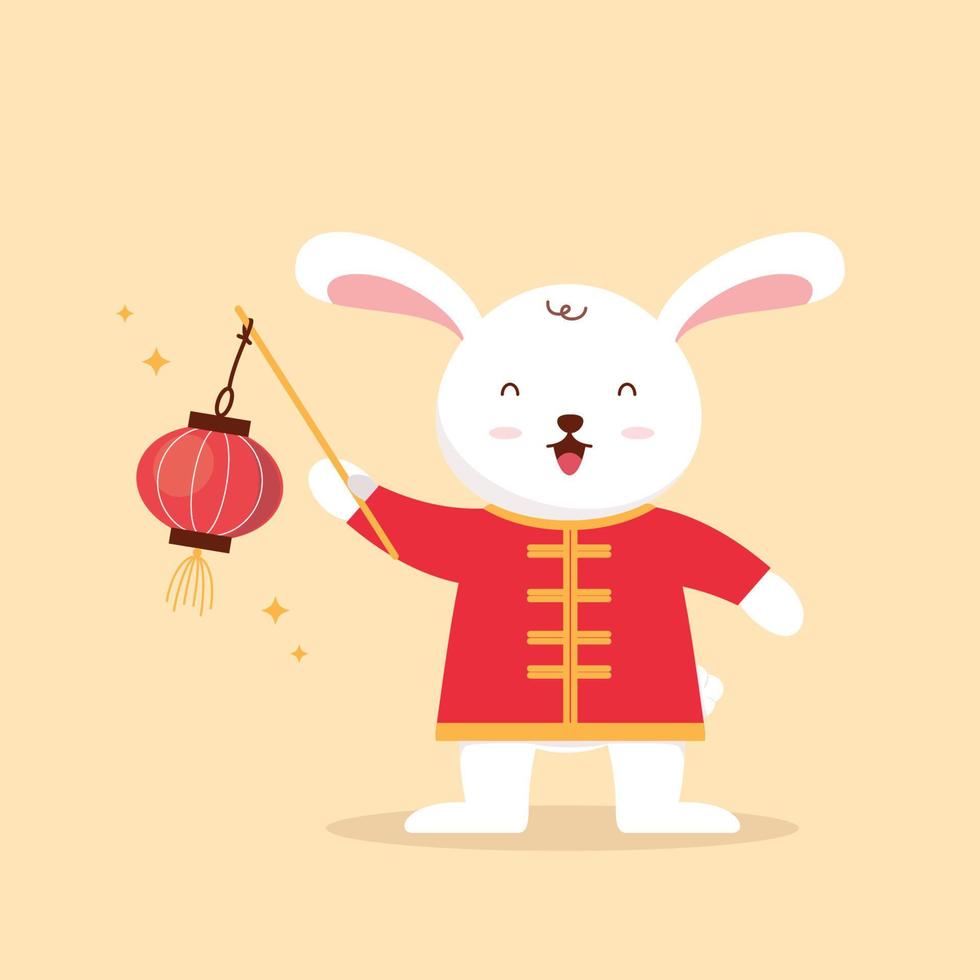 Cute Rabbit, year of rabbit chinese new year 2023 vector