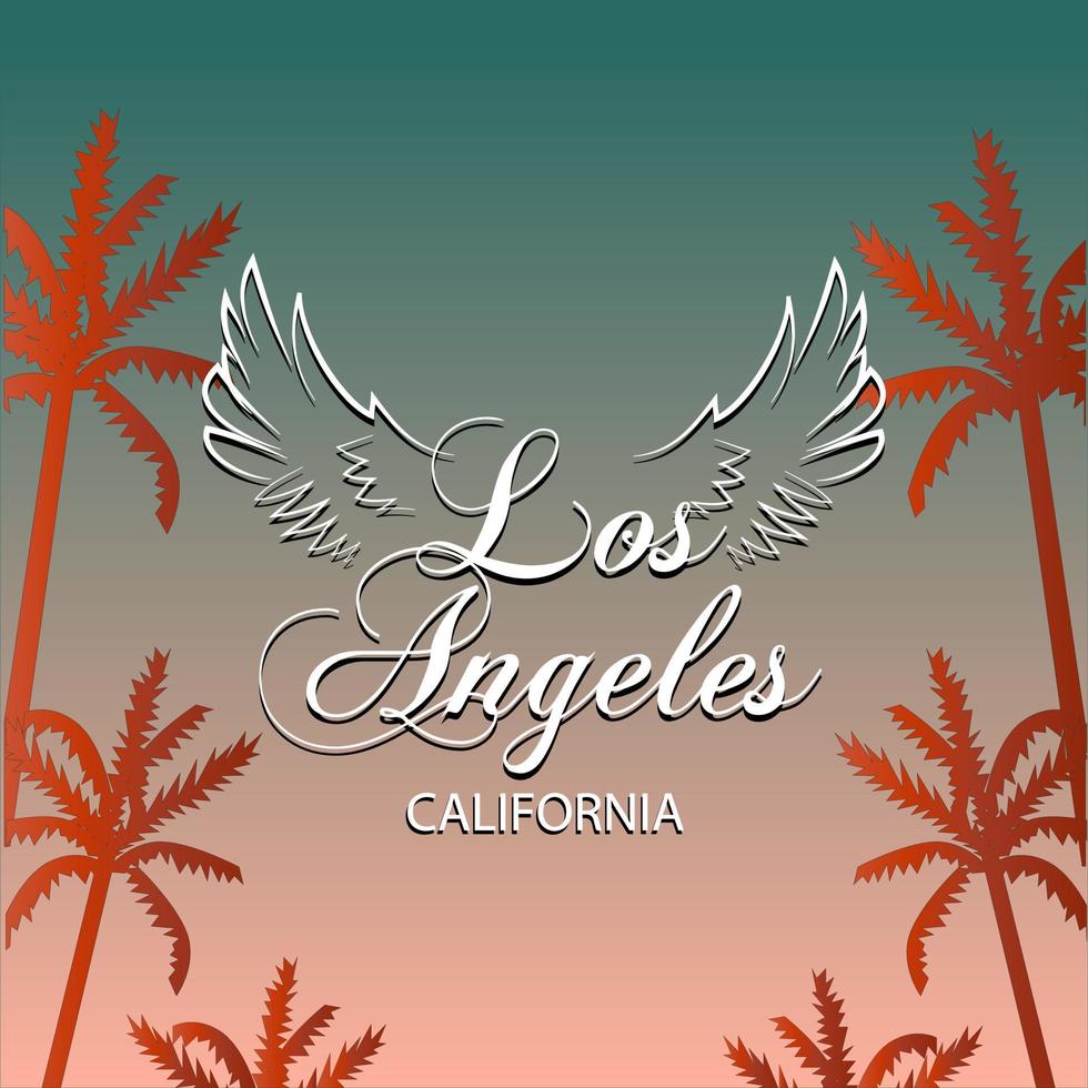 Los Angeles Sign vector