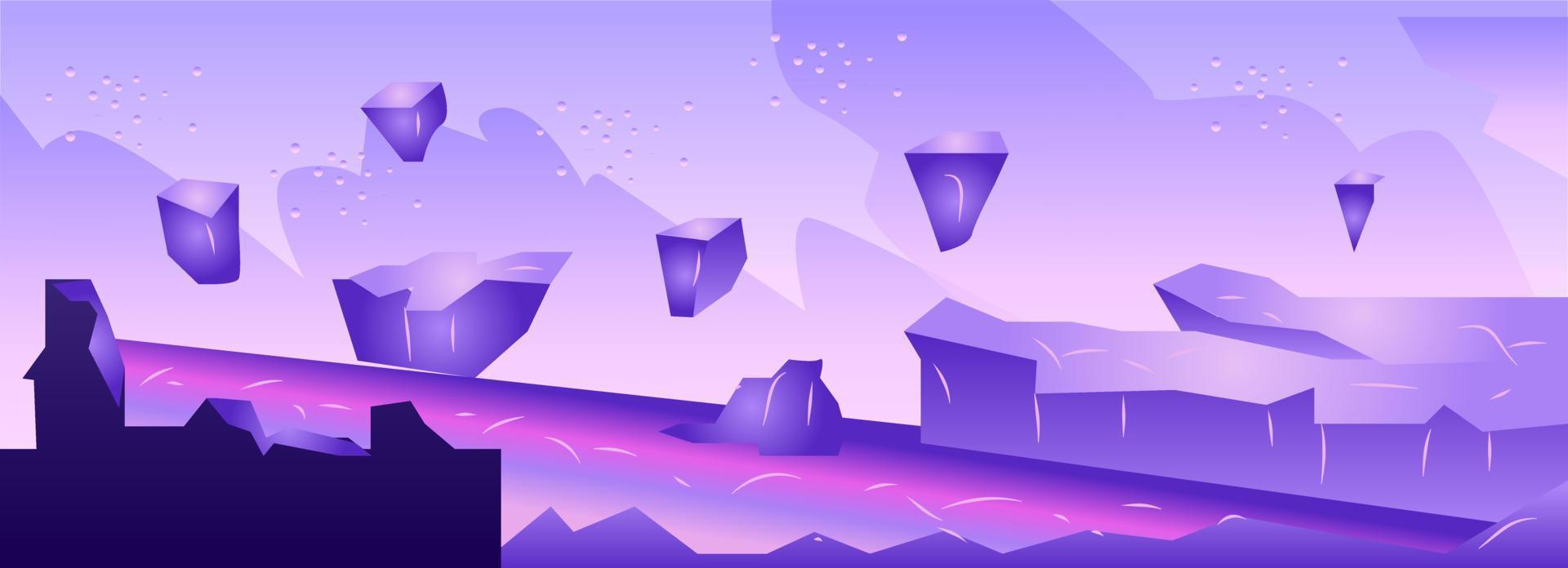 Planet Game Background vector