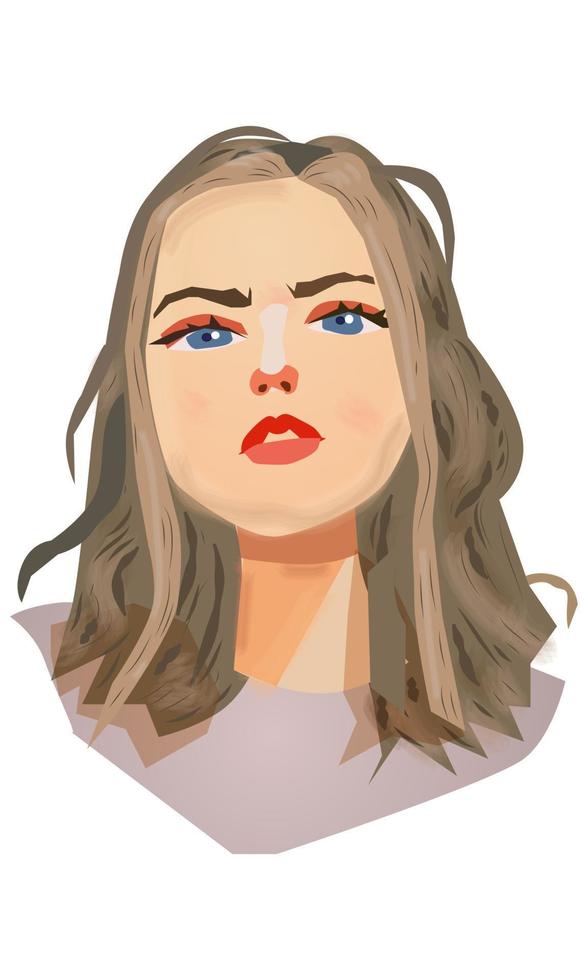 Girl Avatar Vector